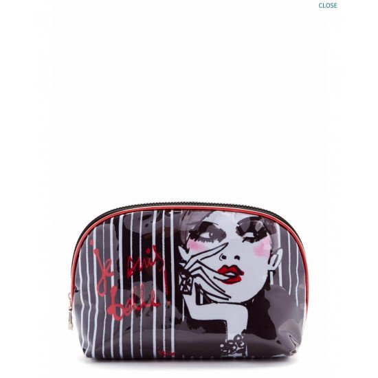 محفظة Je Suis Belle Vinyl Cosmetic 