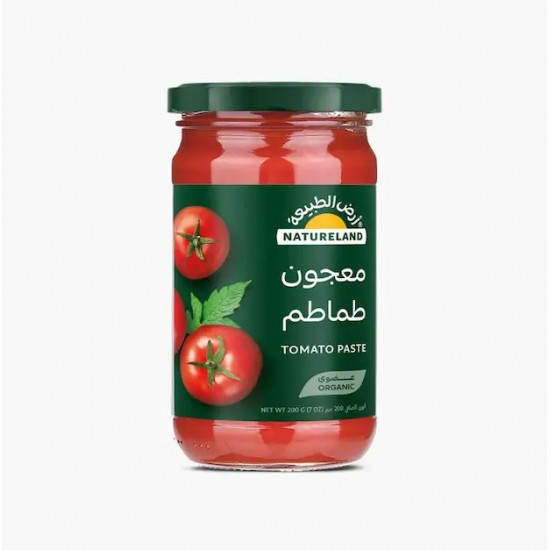 معجون طماطم عضوي 200جم ارض الطبيعة معجون طماطم عضوي 200جم ارض الطبيعة
