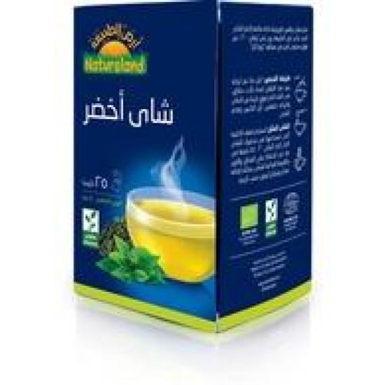 شاي أخضر 50جم عضوى ارض الطبيعة