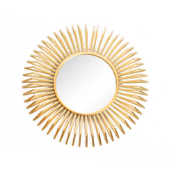 مرآة حائط اطار ذهبي مرآة حائط اطار ذهبي