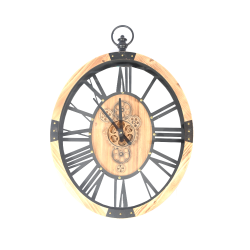 ساعة حائط خشب 73 سم ساعة حائط خشب 73 سم