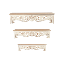 رف حائط 3 قطع 