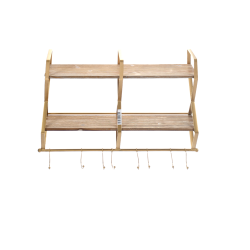 رف كوفي جداري حديد 2 رف رف كوفي جداري حديد 2 رف