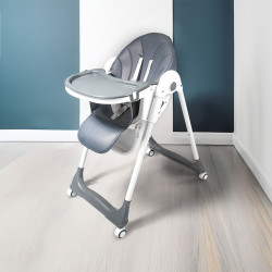 كرسي اطفال قابل للطي رمادي كرسي اطفال قابل للطي رمادي