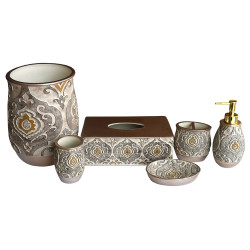 طقم اكسسوارات حمام 6 قطع طقم اكسسوارات حمام 6 قطع