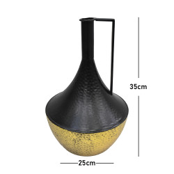 مزهرية معدن 35 سم مزهرية معدن 35 سم