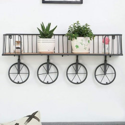 رف علاقي ديكور عجلة رف علاقي ديكور عجلة