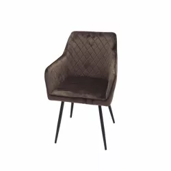 كرسي طاولة طعام مخمل مفرد كرسي طاولة طعام مخمل مفرد