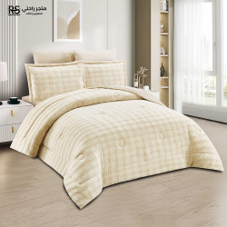 مفرش شتوي مخمل 4 قطع نفر مفرش شتوي مخمل 4 قطع نفر