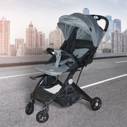 عربة أطفال رمادي عربة أطفال رمادي