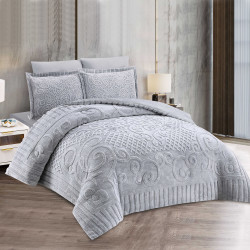 مفرش شتوي مخمل 4 قطع نفر مفرش شتوي مخمل 4 قطع نفر