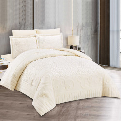 مفرش شتوي مخمل 4 قطع نفر مفرش شتوي مخمل 4 قطع نفر