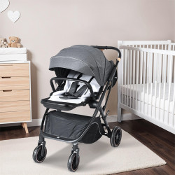 عربة أطفال رمادي عربة أطفال رمادي