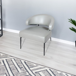 كرسي فاخر حديث جلد بيج كرسي فاخر حديث جلد بيج