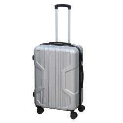 شنطة سفر وسط فضي شنطة سفر وسط فضي