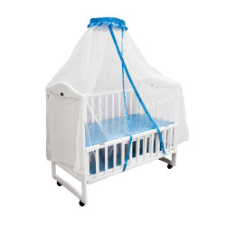 سرير أطفال أبيض سرير أطفال أبيض