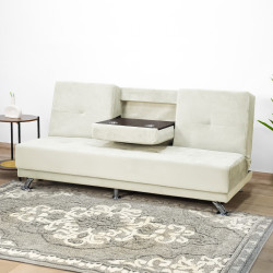 كنبة قابلة للتعديل الي سرير بطاولة مدمجة كنبة قابلة للتعديل الي سرير بطاولة مدمجة