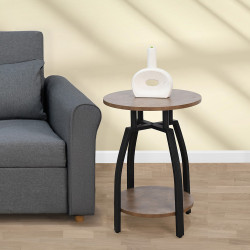 طاولة خدمة مفرد دائرية 2 دور بني طاولة خدمة مفرد دائرية 2 دور بني