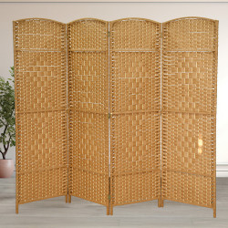 ستارة بارتشن خوص بيج غامق 180×200سم ستارة بارتشن خوص بيج غامق 180×200سم