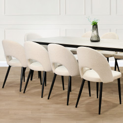 طاولة طعام رخام مع أرجل معدنية 10 كرسي طاولة طعام رخام مع أرجل معدنية 10 كرسي