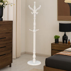 علاقة ملابس خشبية مودرن أوف وايت 190 سم علاقة ملابس خشبية مودرن أوف وايت 190 سم