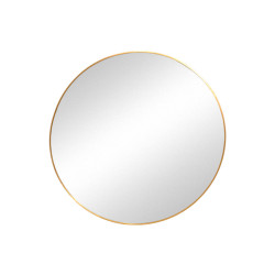 مرآة ديكور حائط دائرية بإطار ذهبي 100×100سم مرآة ديكور حائط دائرية بإطار ذهبي 100×100سم