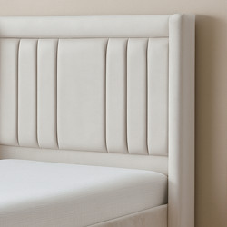 سرير خشبي بتنجيد مخملي عصري 90×190 سم سرير خشبي بتنجيد مخملي عصري 90×190 سم