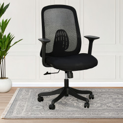 كرسي مكتب دوار أسود كرسي مكتب دوار أسود