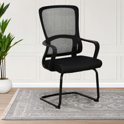 كرسي مكتب ثابت أسود كرسي مكتب ثابت أسود