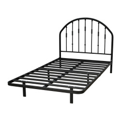 هيكل سرير معدني أسود 120×200 سم هيكل سرير معدني أسود 120×200 سم