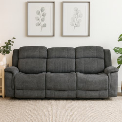 كنبة استرخاء قماش 3 مقاعد قابلة للإمالة كنبة استرخاء قماش 3 مقاعد قابلة للإمالة