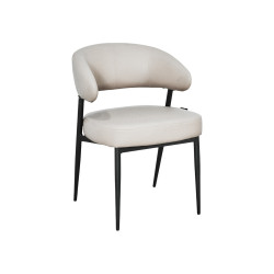 كرسي مفرد مودرن جلد بأرجل معدنية رمادي كرسي مفرد مودرن جلد بأرجل معدنية رمادي