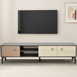 وحدة تلفاز مودرن خشب 180 سم وحدة تلفاز مودرن خشب 180 سم