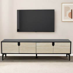وحدة تلفاز مودرن خشبية 160 سم وحدة تلفاز مودرن خشبية 160 سم