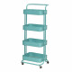 وحدة رفوف متحركة معدنية 4 أدوار تيفاني
