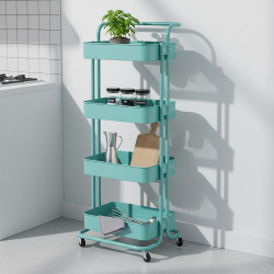 وحدة رفوف متحركة معدنية 4 أدوار تيفاني وحدة رفوف متحركة معدنية 4 أدوار تيفاني