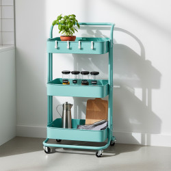 وحدة رفوف متحركة معدنية 3 أدوار تيفاني وحدة رفوف متحركة معدنية 3 أدوار تيفاني