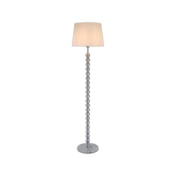 أباجورة استاند معدن فضي أباجورة استاند معدن فضي