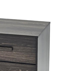 طولة سرير جانبية خشب بني غامق 45×40 سم طولة سرير جانبية خشب بني غامق 45×40 سم