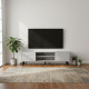 وحدة تلفاز خشبية مودرن رمادي 160 سم