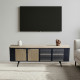 وحدة تلفاز مودرن خشبي مع زجاج 172 سم وحدة تلفاز مودرن خشبي مع زجاج 172 سم