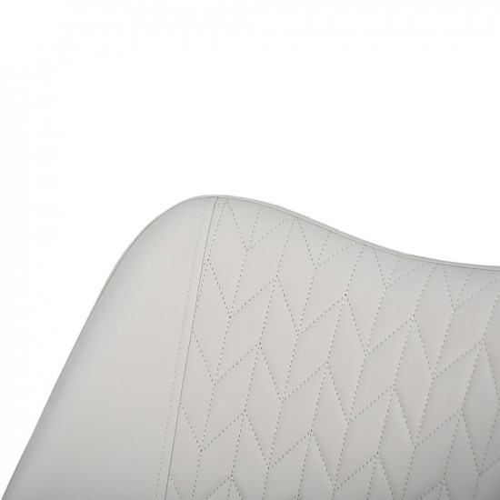 كرسي مفرد مودرن جلد بارجل معدنية رمادي كرسي مفرد مودرن جلد بارجل معدنية رمادي