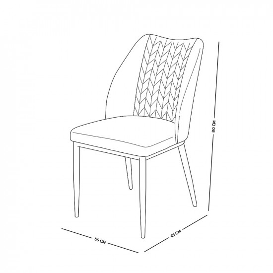 كرسي مفرد مودرن جلد بارجل معدنية رمادي كرسي مفرد مودرن جلد بارجل معدنية رمادي