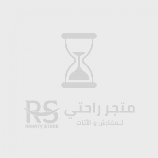 طقم طاولات خدمة 5 قطع من الزجاج والخشب والمعدن 45*55 سم طقم طاولات خدمة 5 قطع من الزجاج والخشب والمعدن 45*55 سم