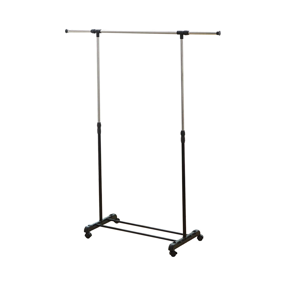 علاقة ملابس معدنية بعجلات 80 سم