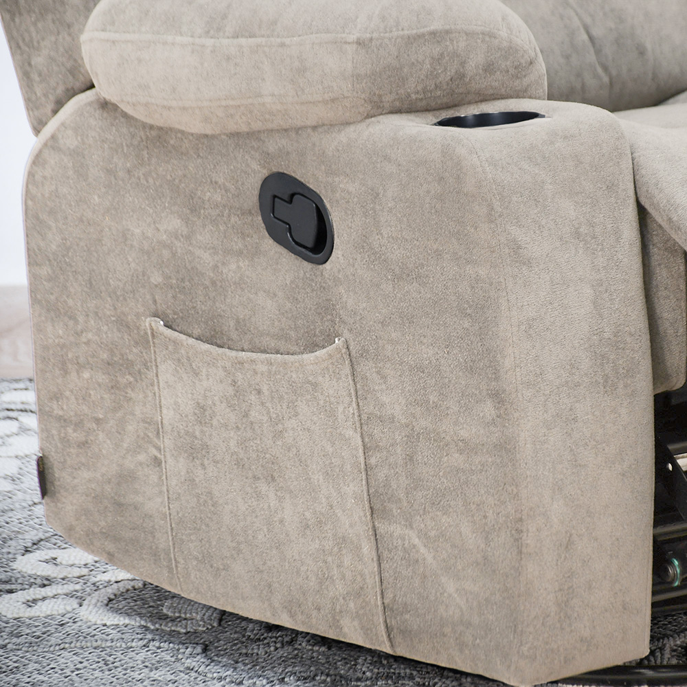 كرسي استرخاء هزاز دوار بيج غامق