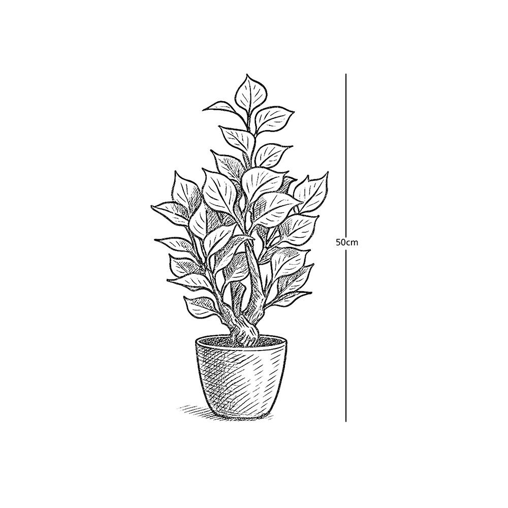 مركن شجر 50 سم مع الزينة