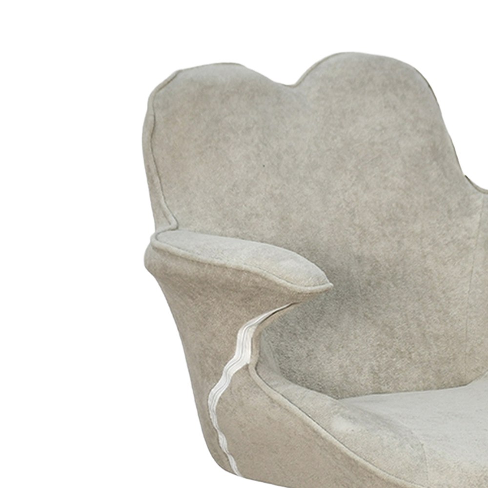 كرسي دوار عصري مع قماش قابل للإزالة