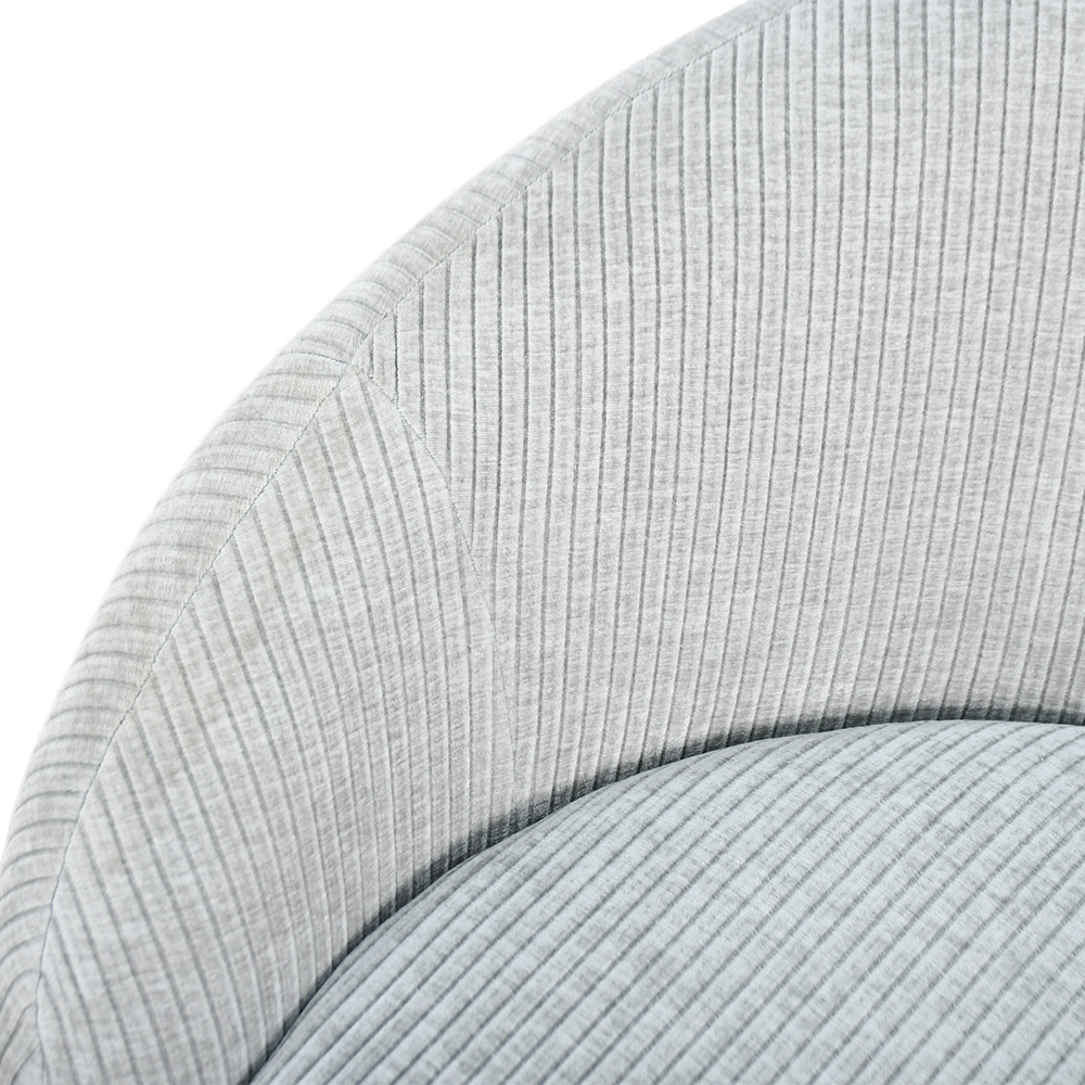 كرسي استرخاء دوار قماشي فاخر