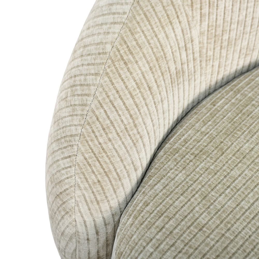 كرسي استرخاء دوار قماشي فاخر